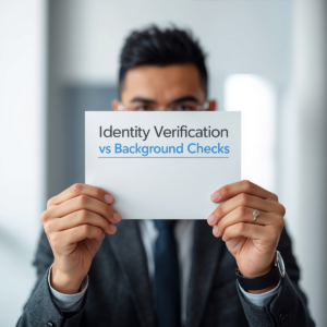 Identity verification vs background check comparison for hiring
